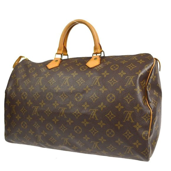 Auth Louis Vuitton Speedy 40 Handbag Purse Monogram Canvas #59067L31 - Picture 2 of 10